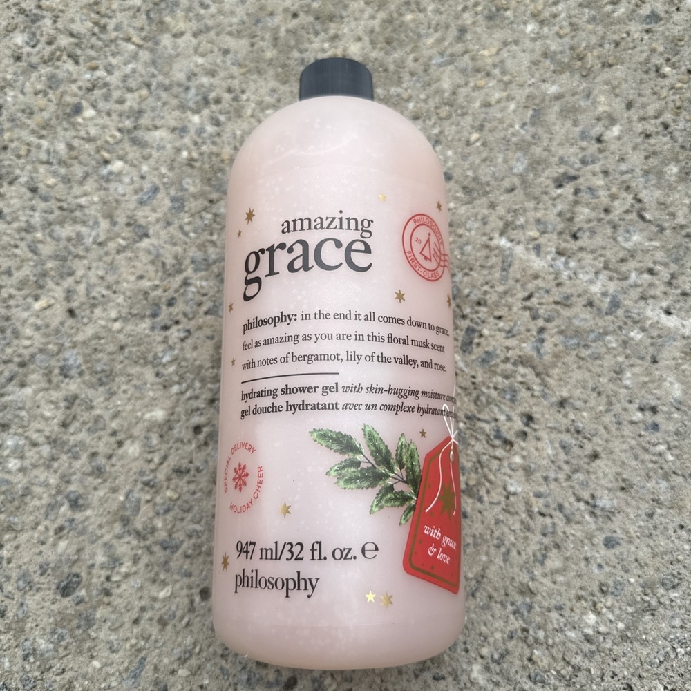 PHILOSOPHY AMAZING GRACE Hydrating Shower Gel with Pump 32 fl. oz.  NEW & SEALED